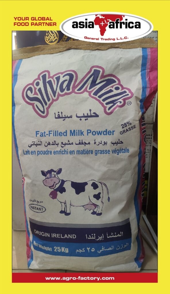 Silva Milk Fat Filled Milk Powder Asia And Africa General Trading Dubai 