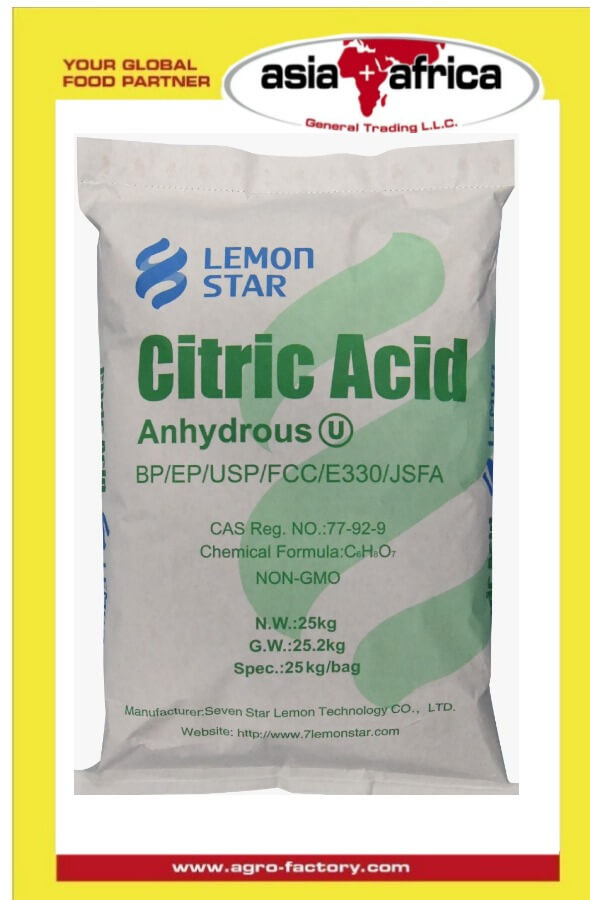 Wholesale citric acid supplier