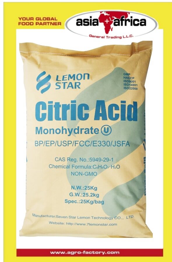 Wholesale citric acid supplier