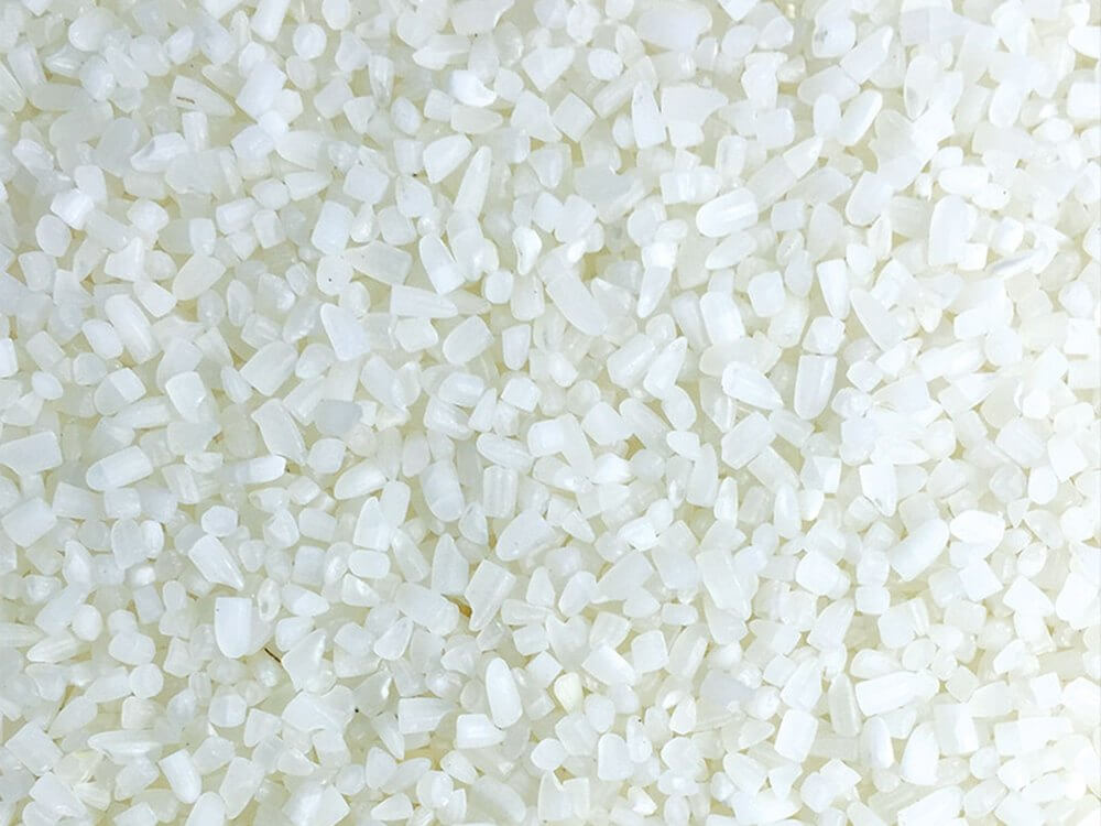 100% broken white rice